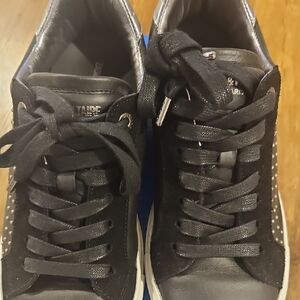 Zadig & Voltaire Shiny Silver Sneakers